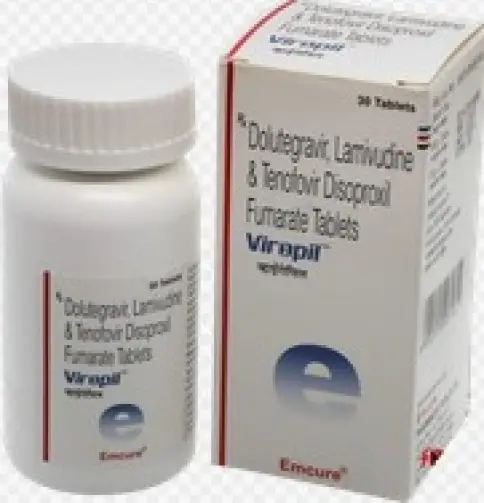 Виропил Таблетки 50мг+300мг+300мг №30 произодства Индия