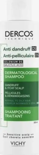 Виши Деркос шампунь против перхоти для жирной кожи Vichy Dercos Флакон 200мл в Одинцово