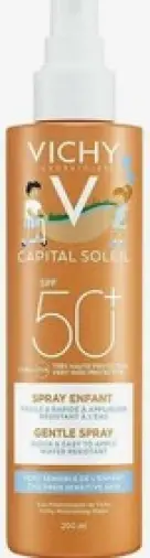 Виши Капитал Солей спрей солнцезащитный для детей мультипозиционный SPF50+ Vichy Capital Soleil Флакон 200мл произодства Виши Лаб.