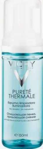 Виши Пюрте Термаль пенка для лица очищающая Vichy Purete Thermale Флакон с дозатором 150мл произодства Виши Лаб.