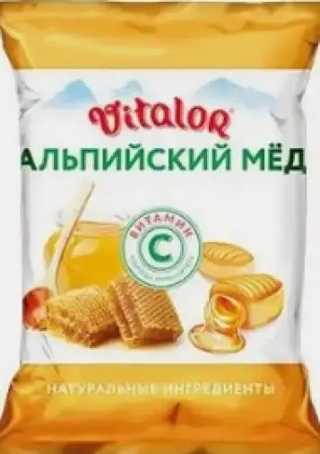 Виталор Vitalor карамель на основе трав с витамином С Леденцы (альпийский мед) 60г в Уфе