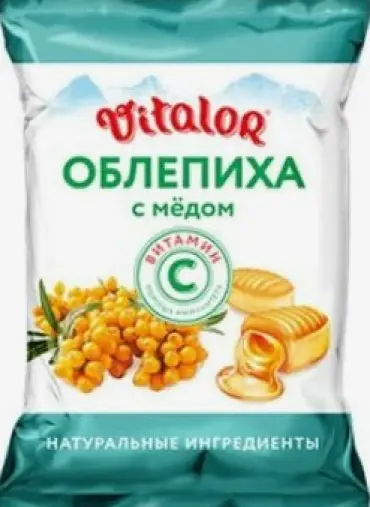 Виталор Vitalor карамель на основе трав с витамином С Леденцы (облепиха и мед) 60г в Уфе