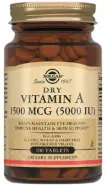 Витамин А 5000МЕ сухой Таблетки 1500мкг (370мг) №100 от Ваша аптека