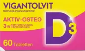 Витамин Д3 для женщин 50+ Вигантолвит актив-остео Vigantolvit activ-osteo Таблетки №60 от Пи энд Джи Хэлс Германия