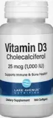 Витамин Д3 Капсулы 1000МЕ №360 от Lake avenue nutrition