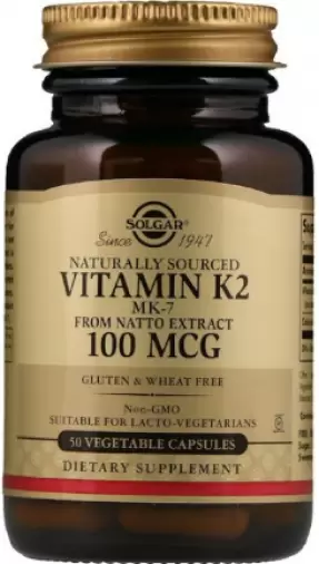 Витамин К2 Капсулы 100мкг №50 произодства Солгар