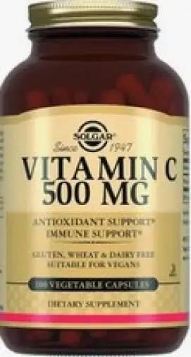 Витамин С 500 Капсулы №100 произодства Солгар