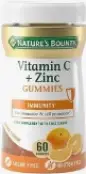 Витамин С+цинк Пастилки жеват. 2г (80мг+2.5мг) №60 от Нэйчерс Баунти