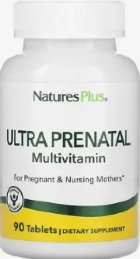 Витамины для беременных и кормящих NaturesPlus Ultra Prental Multivitamin Таблетки №90 произодства NaturesPlus