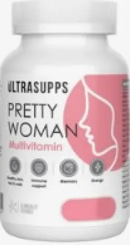 Витамины для женщин Pretty Woman Multivitamin Ultrasupps Таблетки №90 произодства Ultra Energy Supplements Trading