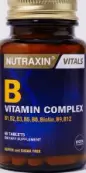 Витамины группы В Nutraxin Таблетки №60 от NUTRAXIN