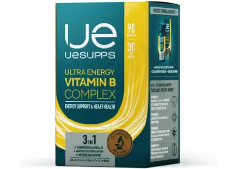 Витамины группы В UESUPPS Ultra Energy Капсулы №90 произодства Ultra energy supplements (Ультра Энерджи)