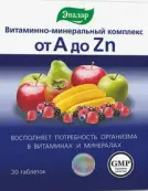 Витаминно-минеральный комплекс А-Zn Таблетки №30 от Эвалар ЗАО