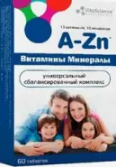 Витаминно-минеральный комплекс А-Zn Таблетки №60 в СПБ (Санкт-Петербурге) от Алоэ Богатырский пр-кт д7 корп1