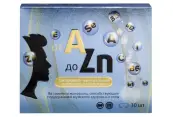 Витаминно-минеральный комплекс для мужчин А-Zn Таблетки №30 от Квадрат С