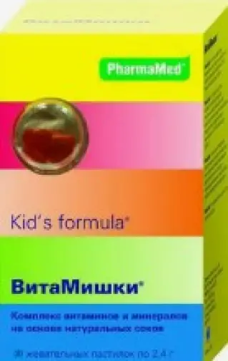 ВитаМишки Кид-с Ф-ла Таблетки жевательные №30 произодства Funtrition s.a.s (Фантришн)