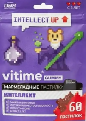 Vitime Интеллект Пастилки мармеладные №60