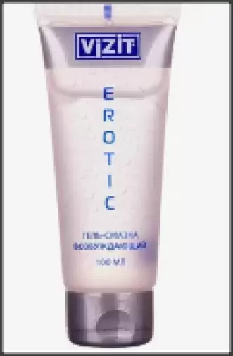 Vizit Erotic Визит Эротик Гель-смазка, лубрикант возбуждающий Флакон 100мл произодства Турция