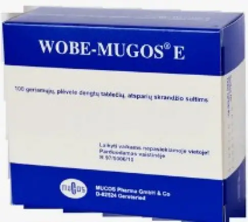 Вобэ-Мугос Е Таблетки п/о №100 произодства Не определен
