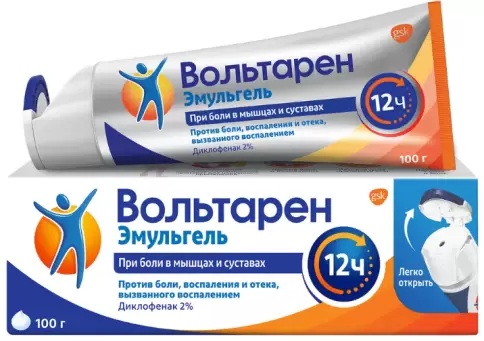 Вольтарен Эмульгель Гель 2% 100г в Мурино