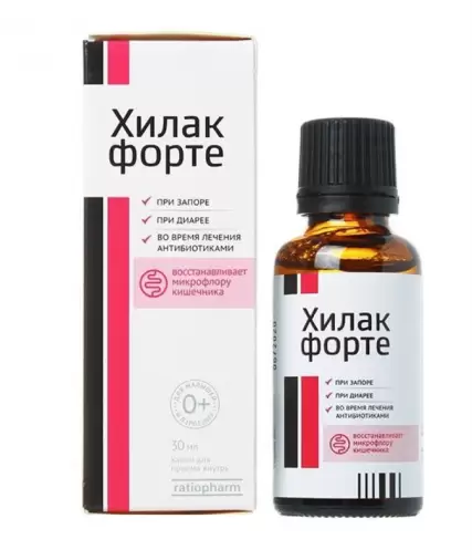 Хилак форте Капли 1.1мл №30