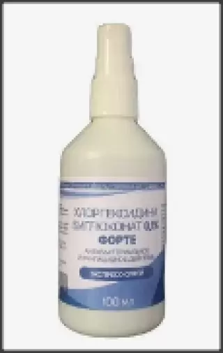 Хлоргексидина биглюконат форте Спрей 0.1% 100мл произодства БиоЛайн