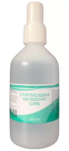 Хлоргексидина биглюконат Флакон 0.05% 100мл