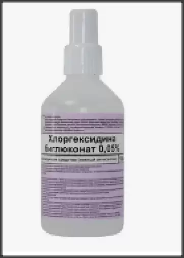 Хлоргексидина биглюконат Флакон 0.05% 100мл в СПБ (Санкт-Петербурге)
