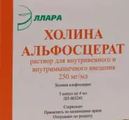 Холина альфосцерат Р-р для в/в и в/м введ. 25% 4мл №5 в Мурино от Озерки ЛО Мурино Шувалова 5