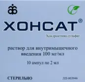 Хонсат Р-р д/инъекций 10% 2мл №10 от Медимэкс ООО