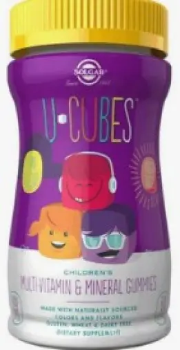 Ю-Кьюбс Мультивитамины и минералы Солгар Пастилки мармеладные №60 произодства Солгар