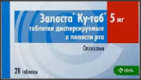 Аналог Оланзапин: Заласта Ку-таб