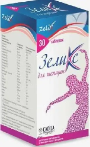 Зеликс для женщин Таблетки №30 произодства Кадила Фармасьютикалз