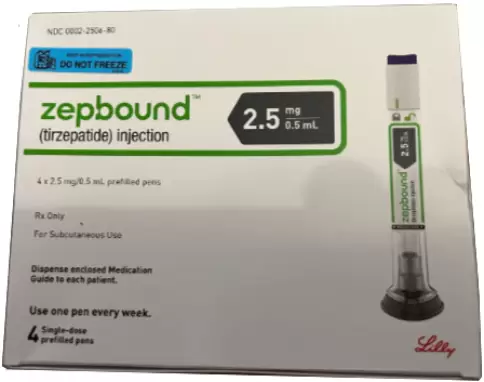 Зепбаунд (Zepbound) Р-р д/п/к введ., шпр-ручка 2.5мг/0.5мл №4