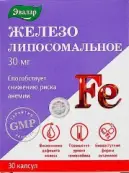 Железо липосомальное Капсулы 30мг №30 от Эвалар ЗАО
