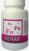 Железо хелат Капсулы 28мг (250мг) №60 от Королев Фарм ООО
