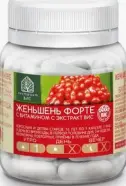 Женьшень Форте с витамином С экстракт Капсулы 400мг №30 в Подольске от ЗДОРОВ ру Подольск