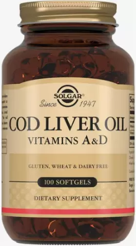 Жир печени норвежс.трески Капсулы №100 произодства Солгар