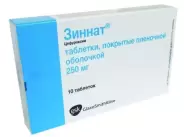 Зиннат Таблетки п/о 250мг №10 в Волгограде от Аптека.ру Волгоград Кропоткина 3А