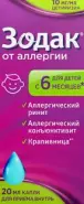 Зодак Капли 10мг/мл 20мл в СПБ (Санкт-Петербурге) от Алоэ Богатырский пр-кт д7 корп1