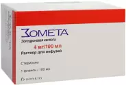 Зомета Р-р д/инфузий 4мг 100мл от Международная аптека