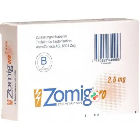 Зомиг оро Таблетки 2.5мг №12 произодства Грюненталь ГмбХ