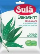 Зула Эвкалипт Леденцы б/сах. 35г от АдонисФарм