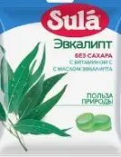 Зула Эвкалипт Леденцы б/сах. 60г от Перфетти Ван Мелле